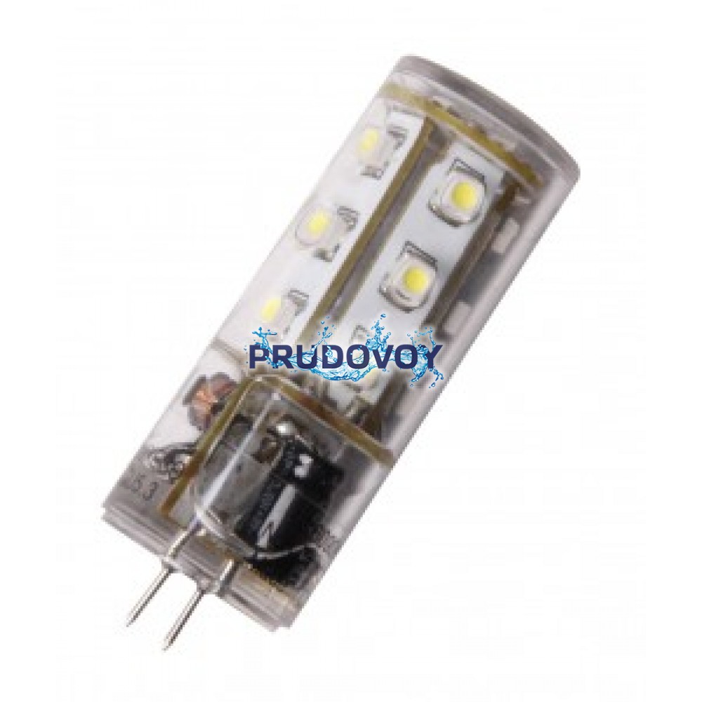 LED цилиндр 18 Х 12 V 1 W GU5-3 холодный белый