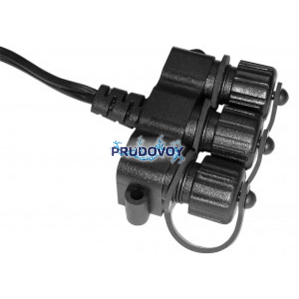 Разветвитель 3 выхода с кабелем длиной 15 см, SPT-2 W