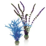 Набор декор. растений "Plant set medium blue & purple" 