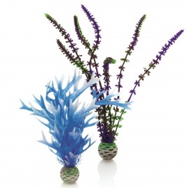 Набор декор. растений "Plant set medium blue & purple" 