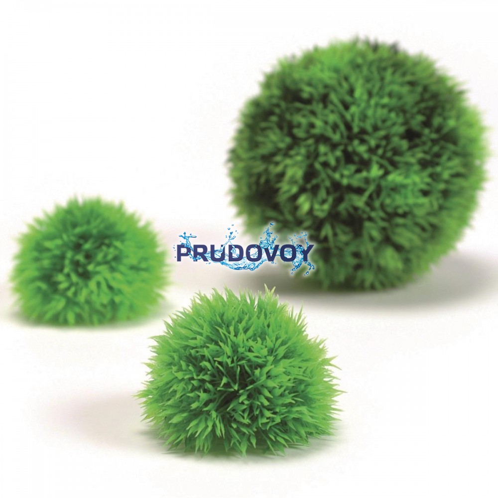 Набор из 3-х зеленых водных шаров, Aquatic topiary ball set 3 green