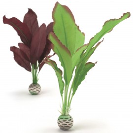 Набор декор. растений "Silk plant set medium green&purple" 
