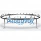 Spray ring PR-2800; 2,8 м, фонтанное кольцо из нерж. стали