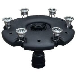 Фонтан плавающий Pondtech FJ 600 с белой подсветкой