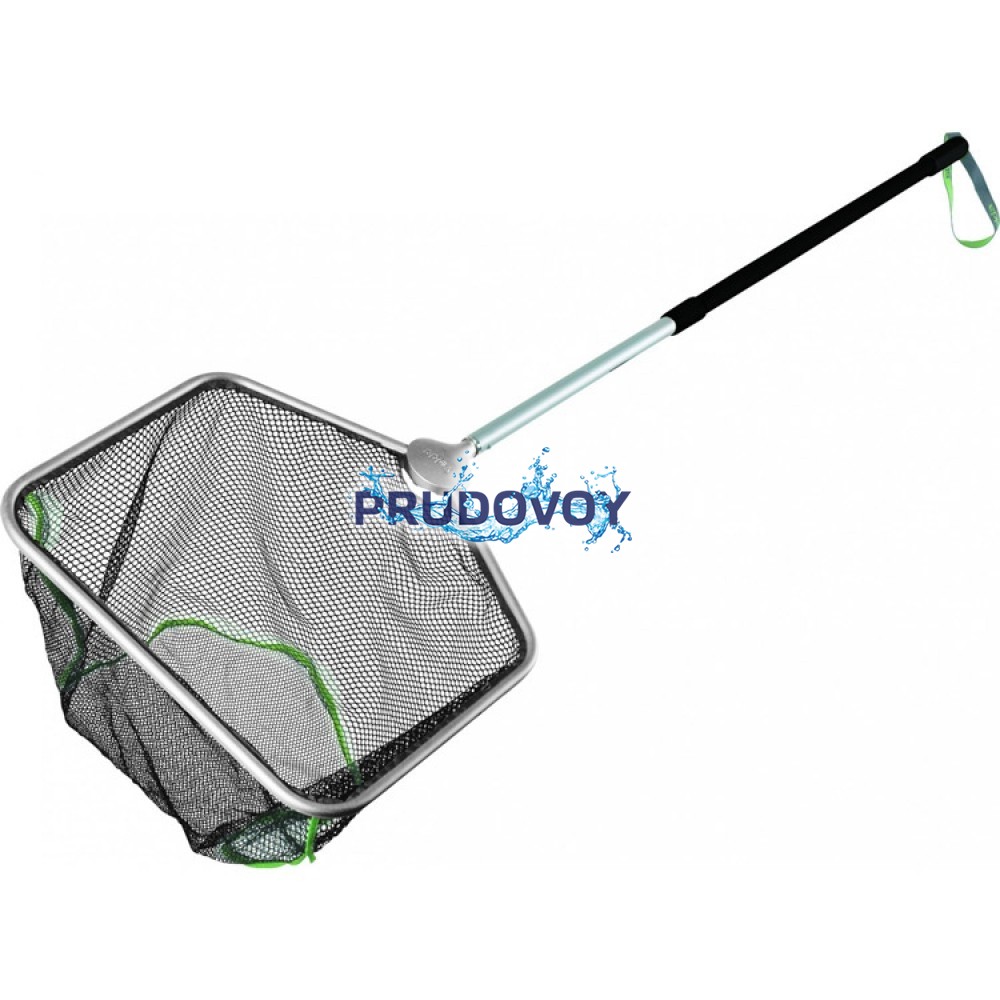 Pond Net длина рукоятки 95-180 см, квадратный 46 см [ячейки 3 и 5 мм ]