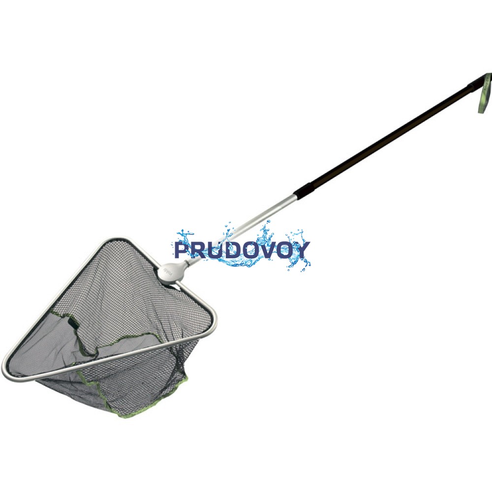 Pond Net длина рукоятки 95-180 см, треугольный 40 см [ячейки 3 и 5 мм ]