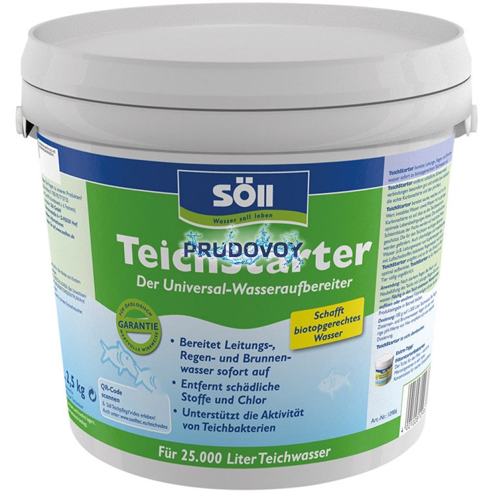 Teich-Starter 2,5 кг (на 25 м³) Средство для подготовки новой воды