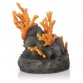 Декоративная фигура "Застывшая лава с огненным коралом", Lava rock with fire coral ornament Декоративная фигура "Застывшая лава с огненным коралом", Lava rock with fire coral ornament