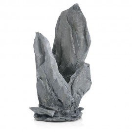Декоративная фигура "Орнамент из серого сланца" средний, Slate stack ornament medium grey 
