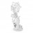 Декоративная фигура "Коралл" средний, белый, Fan coral ornament medium white