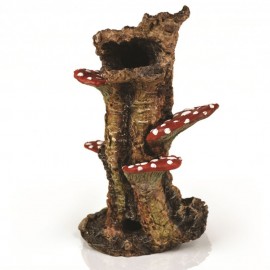 Декоративная фигура "Пень с грибами", Mushroom trunk ornament