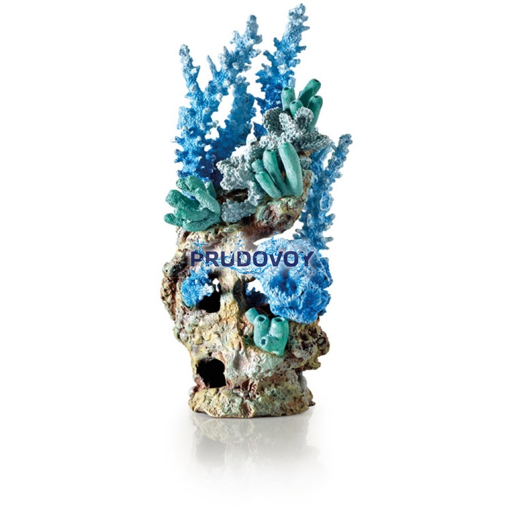 Декоративная фигура "Риф", синий, Reef ornament blue