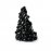 Маленький орнамент из гальки, черный, Pebble ornament small black