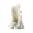 Декоративная фигура "Орнамент из гальки" средний, белый, Pebble ornament medium white