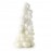 Декоративная фигура "Большой орнамент из гальки", белый, Pebble ornament large white