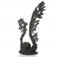 Декоративная фигура "Коралл" черный, Fan coral ornament black