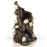 Декоративная фигура "Ракушки на коре", Shells on bark ornament white