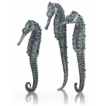Набор из 3-х черных морских коньков Seahorses 3-pack black