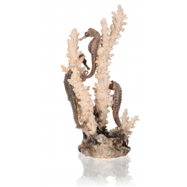 Декоративная фигура "Коралл с морскими коньками", средний, Seahorses on coral М