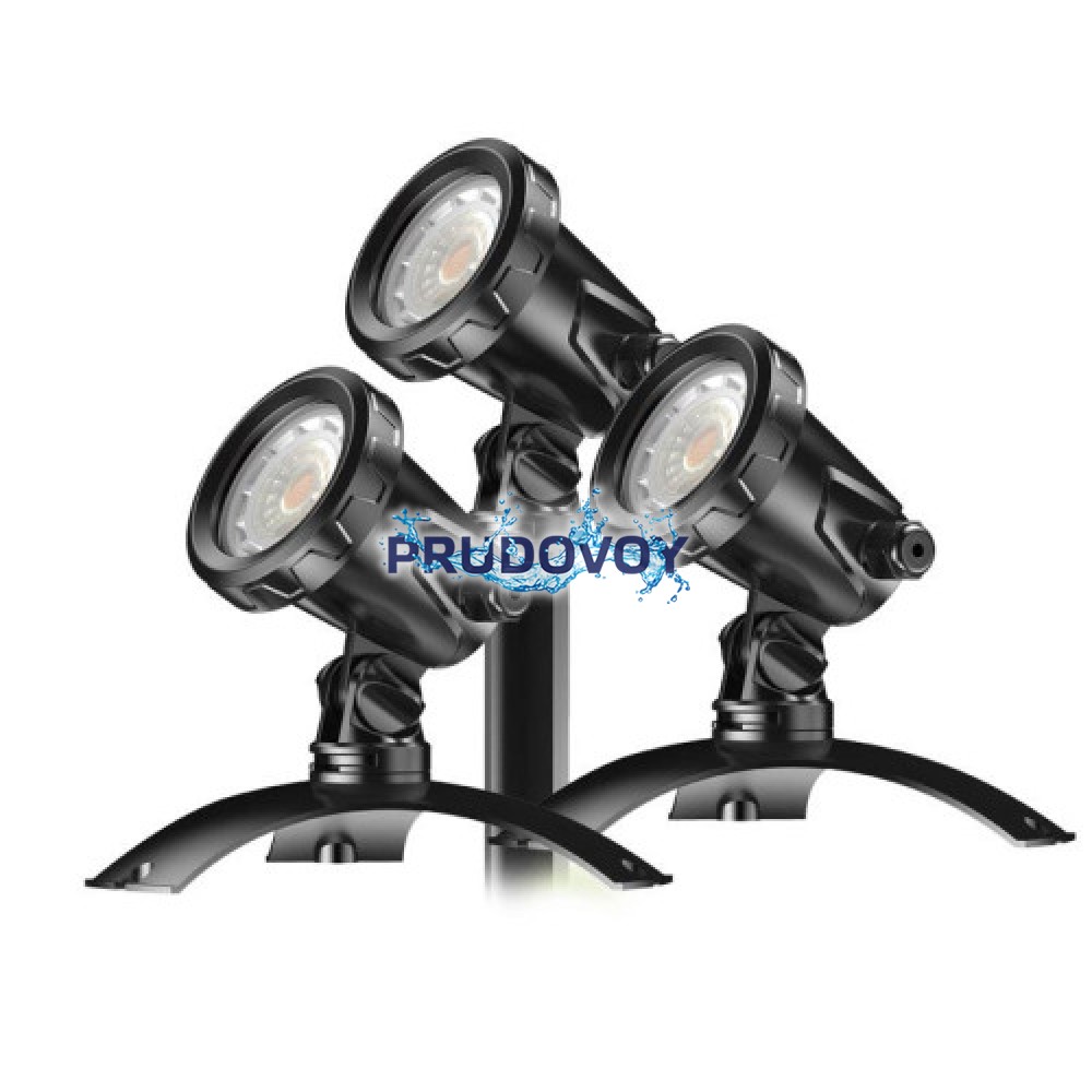 Комплект из 3 светильников с цветофильтрами CED-110С