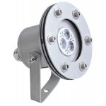 Light Fixture mini VX RGB 06W/12V, Светильник подводный из нерж. стали